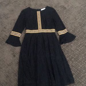 Black knee length dress from Anette